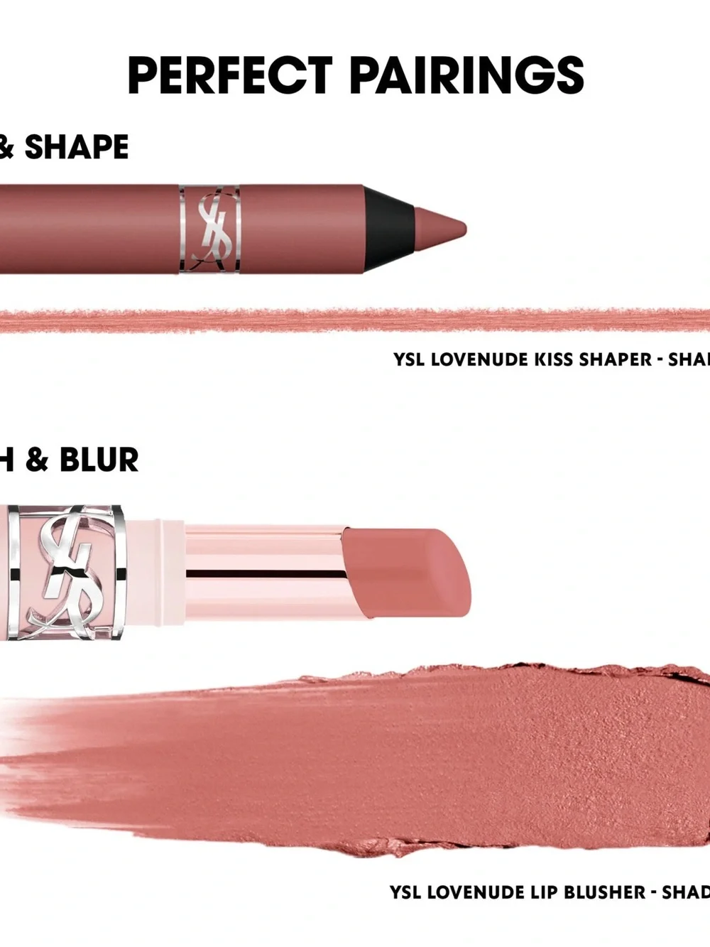 Yves Saint Laurent Lovenude Lip Blusher Shade 1 - Undressed Pink